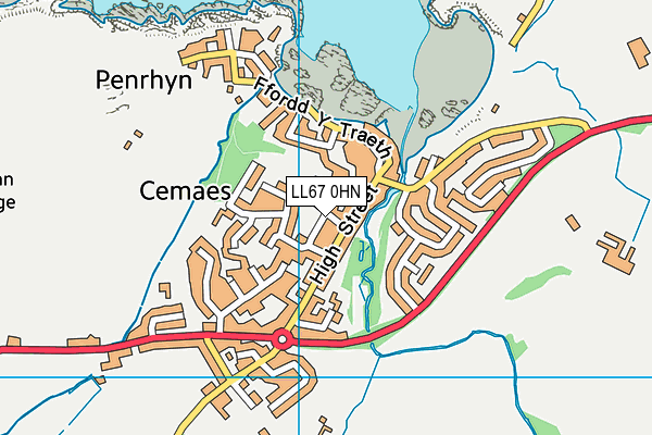 LL67 0HN map - OS VectorMap District (Ordnance Survey) LL67 0HN map - OS VectorMap District (Ordnance Survey)