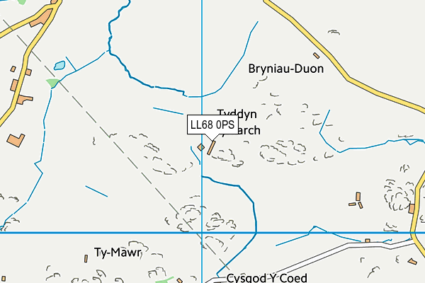 LL68 0PS map - OS VectorMap District (Ordnance Survey) LL68 0PS map - OS VectorMap District (Ordnance Survey)