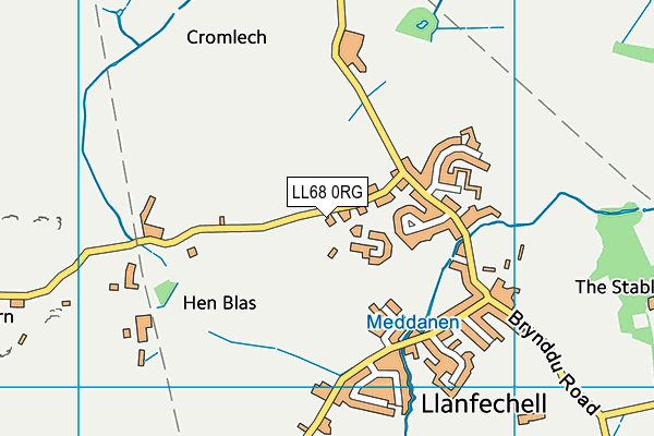 LL68 0RG map - OS VectorMap District (Ordnance Survey) LL68 0RG map - OS VectorMap District (Ordnance Survey)