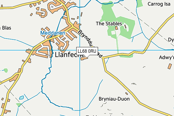 LL68 0RU map - OS VectorMap District (Ordnance Survey) LL68 0RU map - OS VectorMap District (Ordnance Survey)