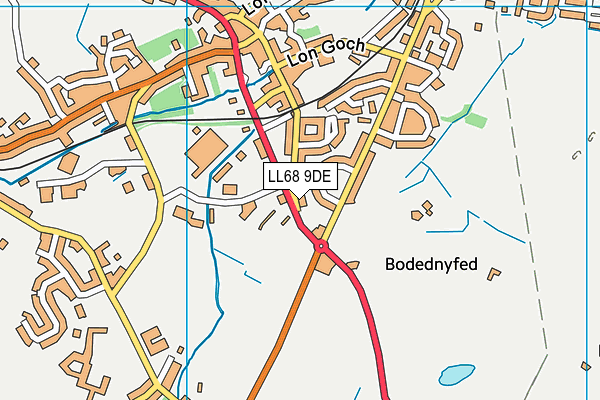 LL68 9DE map - OS VectorMap District (Ordnance Survey) LL68 9DE map - OS VectorMap District (Ordnance Survey)