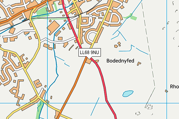 LL68 9NU map - OS VectorMap District (Ordnance Survey) LL68 9NU map - OS VectorMap District (Ordnance Survey)