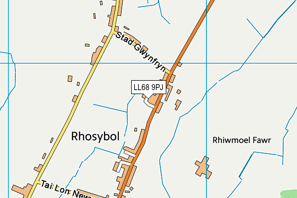 LL68 9PJ map - OS VectorMap District (Ordnance Survey) LL68 9PJ map - OS VectorMap District (Ordnance Survey)