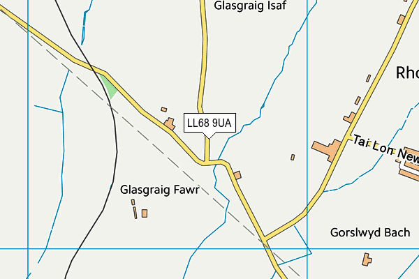 LL68 9UA map - OS VectorMap District (Ordnance Survey) LL68 9UA map - OS VectorMap District (Ordnance Survey)