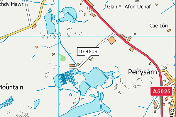 LL69 9UR map - OS VectorMap District (Ordnance Survey) LL69 9UR map - OS VectorMap District (Ordnance Survey)