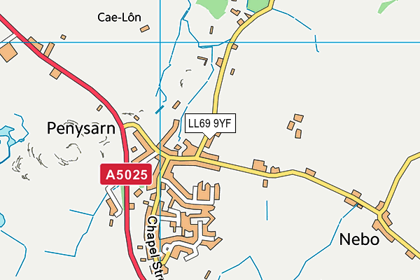 LL69 9YF map - OS VectorMap District (Ordnance Survey) LL69 9YF map - OS VectorMap District (Ordnance Survey)