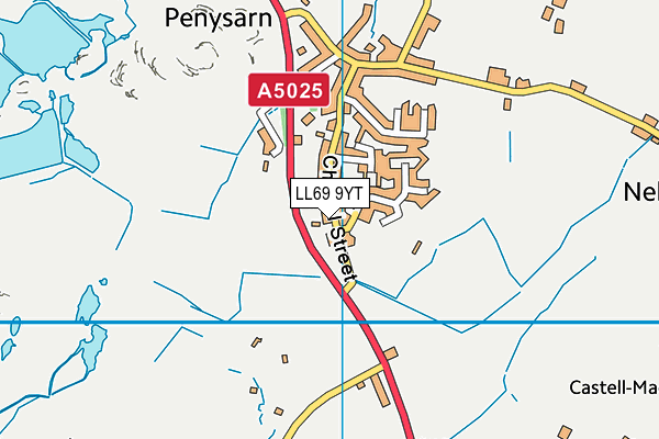 LL69 9YT map - OS VectorMap District (Ordnance Survey) LL69 9YT map - OS VectorMap District (Ordnance Survey)