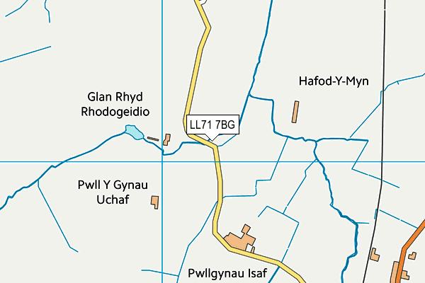 LL71 7BG map - OS VectorMap District (Ordnance Survey) LL71 7BG map - OS VectorMap District (Ordnance Survey)