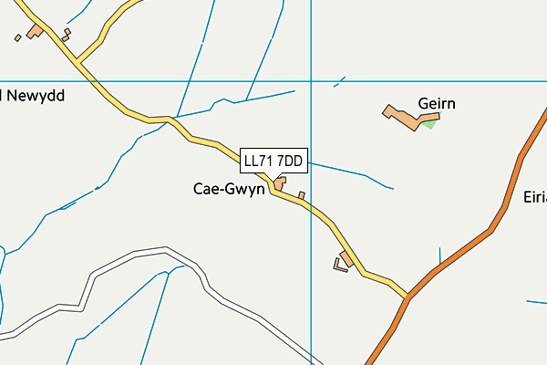 LL71 7DD map - OS VectorMap District (Ordnance Survey) LL71 7DD map - OS VectorMap District (Ordnance Survey)