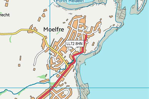 LL72 8HN map - OS VectorMap District (Ordnance Survey)