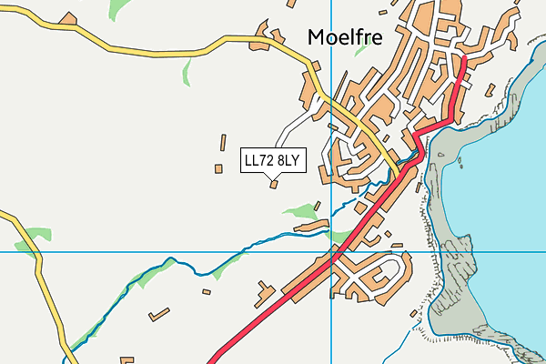 LL72 8LY map - OS VectorMap District (Ordnance Survey) LL72 8LY map - OS VectorMap District (Ordnance Survey)