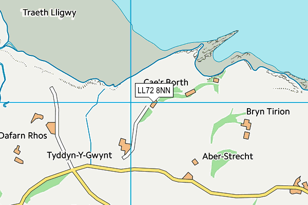 LL72 8NN map - OS VectorMap District (Ordnance Survey) LL72 8NN map - OS VectorMap District (Ordnance Survey)