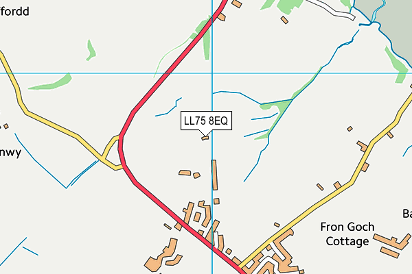 LL75 8EQ map - OS VectorMap District (Ordnance Survey) LL75 8EQ map - OS VectorMap District (Ordnance Survey)