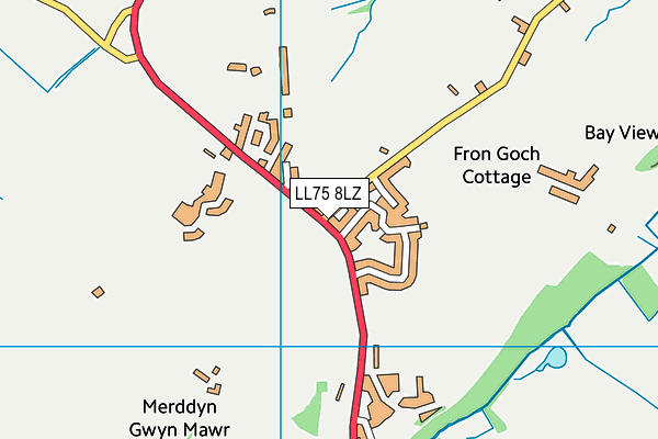 LL75 8LZ map - OS VectorMap District (Ordnance Survey) LL75 8LZ map - OS VectorMap District (Ordnance Survey)