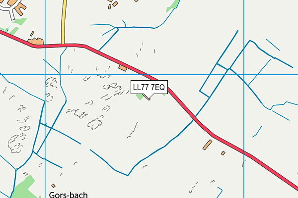 LL77 7EQ map - OS VectorMap District (Ordnance Survey) LL77 7EQ map - OS VectorMap District (Ordnance Survey)
