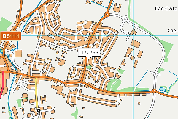 LL77 7RS map - OS VectorMap District (Ordnance Survey) LL77 7RS map - OS VectorMap District (Ordnance Survey)