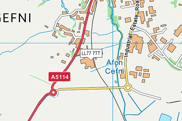 LL77 7TT map - OS VectorMap District (Ordnance Survey) LL77 7TT map - OS VectorMap District (Ordnance Survey)