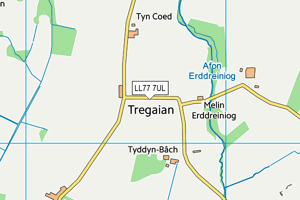 LL77 7UL map - OS VectorMap District (Ordnance Survey) LL77 7UL map - OS VectorMap District (Ordnance Survey)
