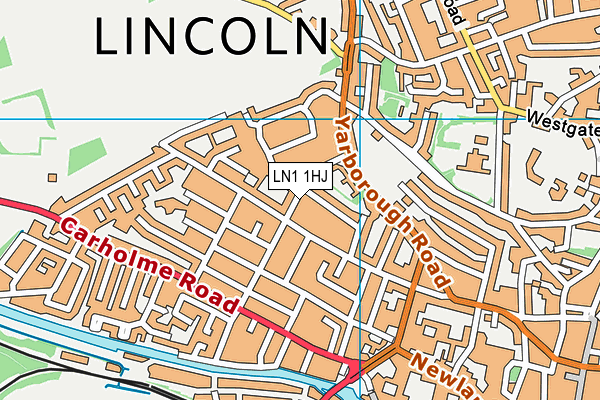 LN1 1HJ map - OS VectorMap District (Ordnance Survey) LN1 1HJ map - OS VectorMap District (Ordnance Survey)