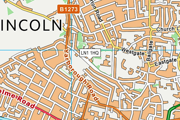 LN1 1HQ map - OS VectorMap District (Ordnance Survey) LN1 1HQ map - OS VectorMap District (Ordnance Survey)