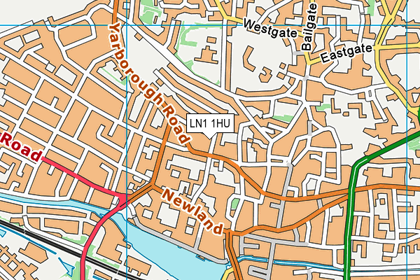 LN1 1HU map - OS VectorMap District (Ordnance Survey) LN1 1HU map - OS VectorMap District (Ordnance Survey)
