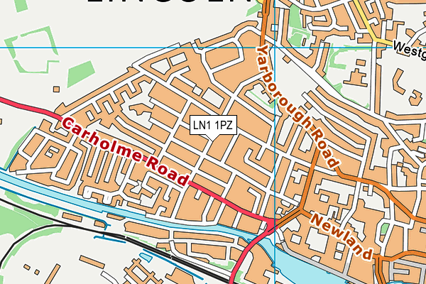 LN1 1PZ map - OS VectorMap District (Ordnance Survey) LN1 1PZ map - OS VectorMap District (Ordnance Survey)