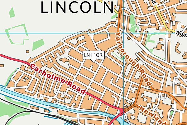 LN1 1QR map - OS VectorMap District (Ordnance Survey) LN1 1QR map - OS VectorMap District (Ordnance Survey)