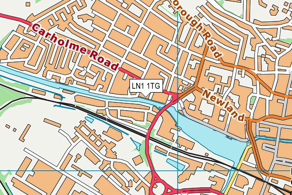 LN1 1TG map - OS VectorMap District (Ordnance Survey) LN1 1TG map - OS VectorMap District (Ordnance Survey)