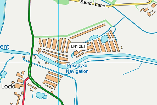 LN1 2ET map - OS VectorMap District (Ordnance Survey) LN1 2ET map - OS VectorMap District (Ordnance Survey)