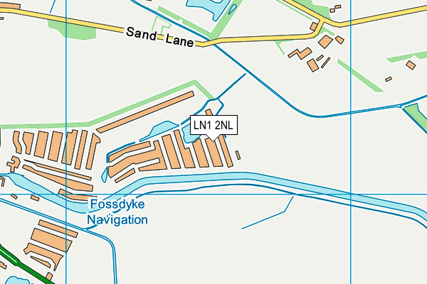 LN1 2NL map - OS VectorMap District (Ordnance Survey) LN1 2NL map - OS VectorMap District (Ordnance Survey)