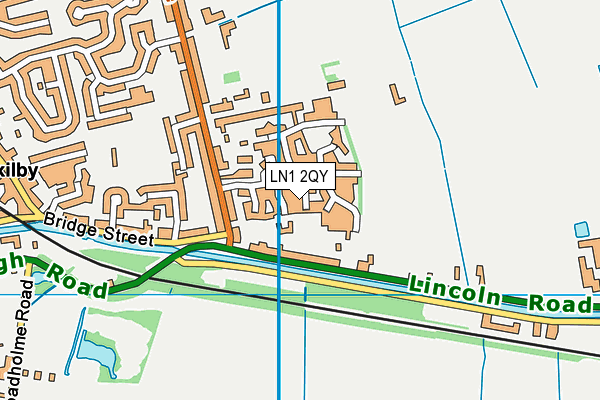 LN1 2QY map - OS VectorMap District (Ordnance Survey) LN1 2QY map - OS VectorMap District (Ordnance Survey)