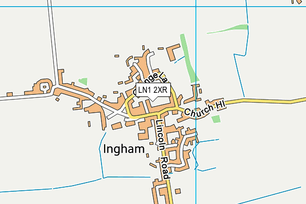 LN1 2XR map - OS VectorMap District (Ordnance Survey) LN1 2XR map - OS VectorMap District (Ordnance Survey)