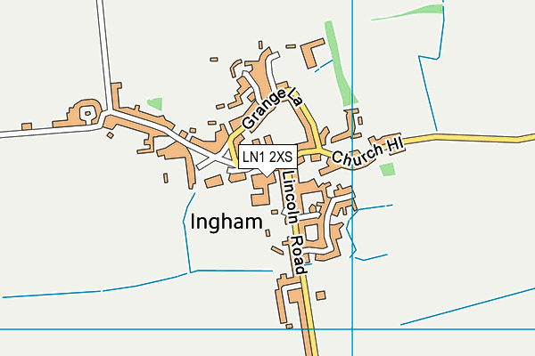 LN1 2XS map - OS VectorMap District (Ordnance Survey) LN1 2XS map - OS VectorMap District (Ordnance Survey)