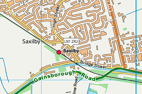 LN1 2XU map - OS VectorMap District (Ordnance Survey) LN1 2XU map - OS VectorMap District (Ordnance Survey)