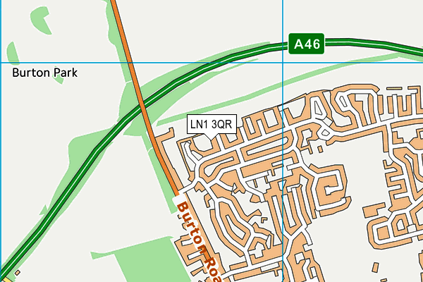 LN1 3QR map - OS VectorMap District (Ordnance Survey) LN1 3QR map - OS VectorMap District (Ordnance Survey)