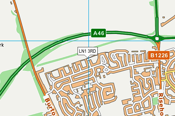 LN1 3RD map - OS VectorMap District (Ordnance Survey) LN1 3RD map - OS VectorMap District (Ordnance Survey)