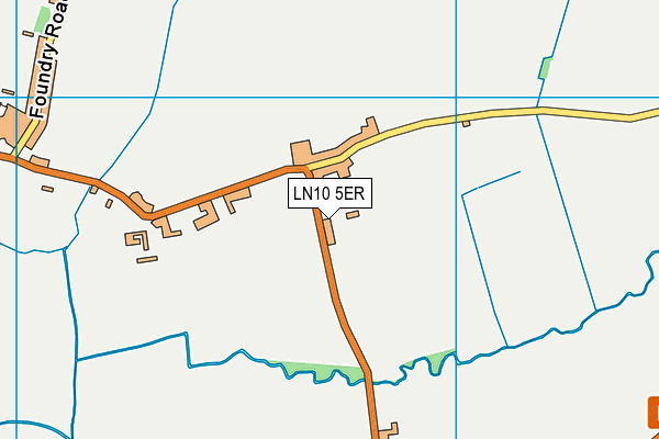 LN10 5ER map - OS VectorMap District (Ordnance Survey) LN10 5ER map - OS VectorMap District (Ordnance Survey)
