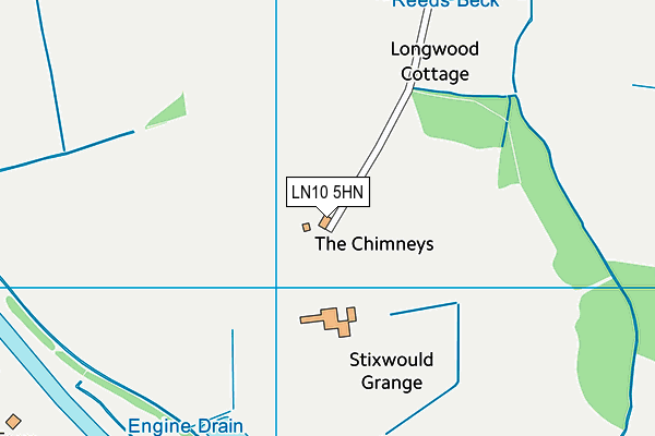 LN10 5HN map - OS VectorMap District (Ordnance Survey) LN10 5HN map - OS VectorMap District (Ordnance Survey)