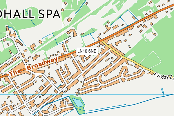 LN10 6NE map - OS VectorMap District (Ordnance Survey) LN10 6NE map - OS VectorMap District (Ordnance Survey)