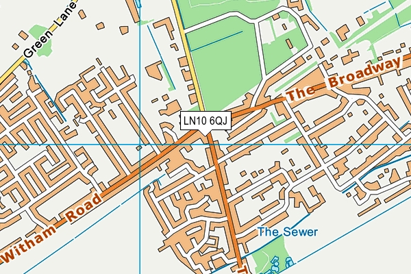 LN10 6QJ map - OS VectorMap District (Ordnance Survey) LN10 6QJ map - OS VectorMap District (Ordnance Survey)