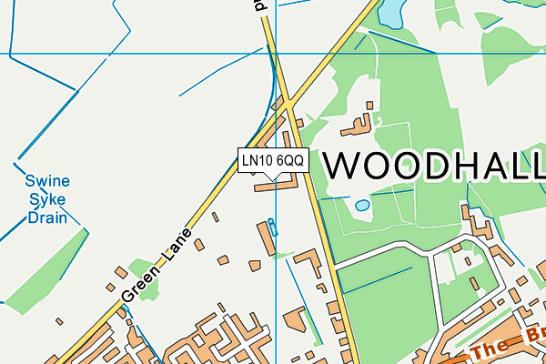 LN10 6QQ map - OS VectorMap District (Ordnance Survey)