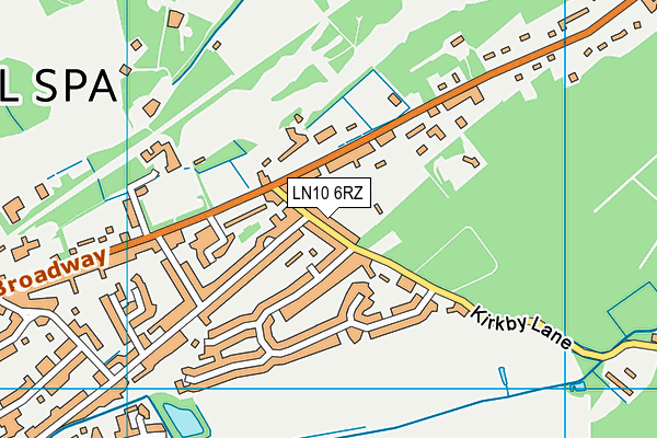 LN10 6RZ map - OS VectorMap District (Ordnance Survey) LN10 6RZ map - OS VectorMap District (Ordnance Survey)