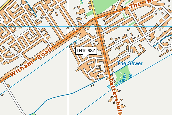LN10 6SZ map - OS VectorMap District (Ordnance Survey) LN10 6SZ map - OS VectorMap District (Ordnance Survey)