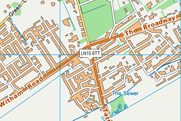 LN10 6TT map - OS VectorMap District (Ordnance Survey) LN10 6TT map - OS VectorMap District (Ordnance Survey)