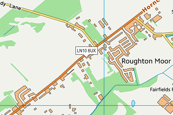 LN10 6UX map - OS VectorMap District (Ordnance Survey) LN10 6UX map - OS VectorMap District (Ordnance Survey)