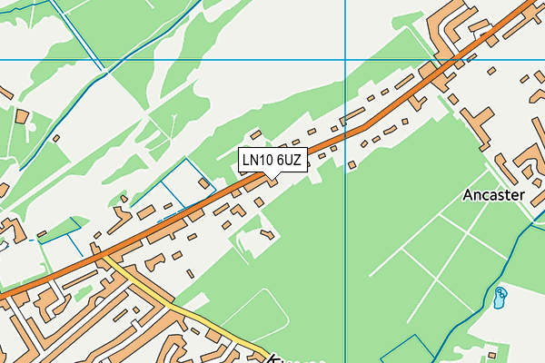 LN10 6UZ map - OS VectorMap District (Ordnance Survey) LN10 6UZ map - OS VectorMap District (Ordnance Survey)