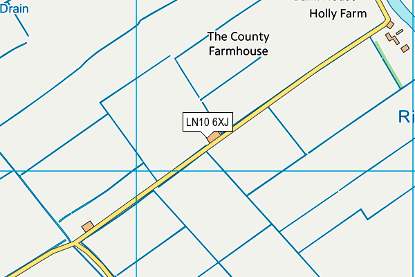 LN10 6XJ map - OS VectorMap District (Ordnance Survey) LN10 6XJ map - OS VectorMap District (Ordnance Survey)