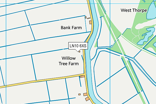 LN10 6XS map - OS VectorMap District (Ordnance Survey) LN10 6XS map - OS VectorMap District (Ordnance Survey)