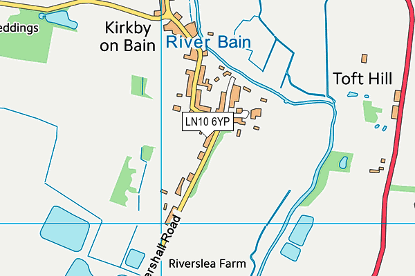 LN10 6YP map - OS VectorMap District (Ordnance Survey) LN10 6YP map - OS VectorMap District (Ordnance Survey)