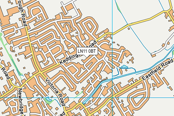 LN11 0BT map - OS VectorMap District (Ordnance Survey) LN11 0BT map - OS VectorMap District (Ordnance Survey)
